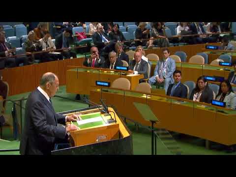 Видео: С.Лавров на общеполитической дискуссии 80-й сессии ГА ООН