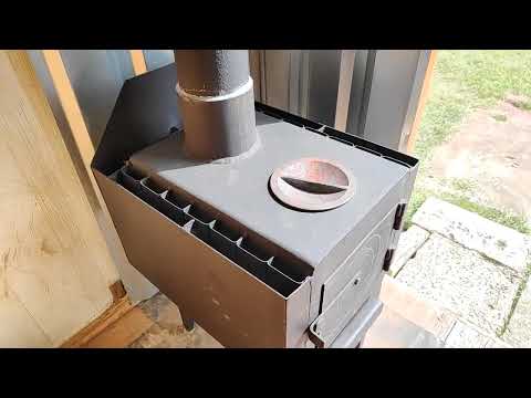 Видео: Буржуйка Теплынь. Вторичный конвектор. Увеличение КПД печки