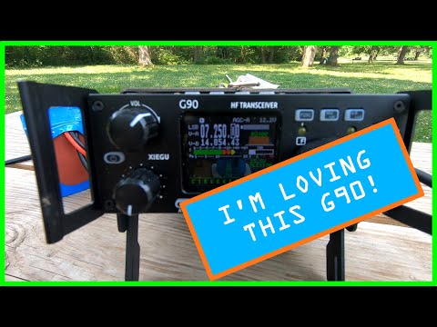 Видео: POTA с Xeigu G90 и KM4ACK EFHW