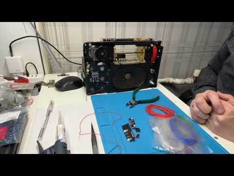 Видео: Установка RGB подсветки в радиоприемник VEF 202 (основная часть)
