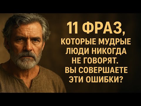 Видео: 11 ФРАЗ, которые мудрые люди НИКОГДА не говорят. Вы совершаете эти ошибки?
