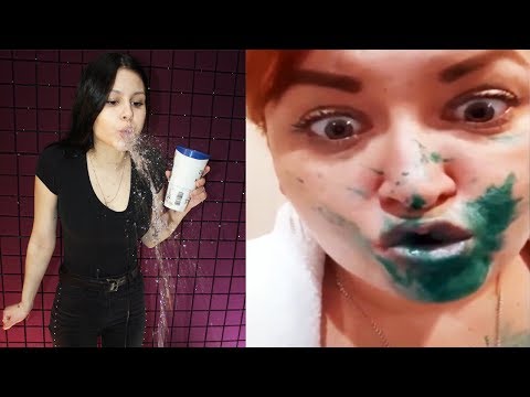 Видео: Самое смешное видео в мире. Попробуй не засмеяться с водой во рту челлендж ч. 119