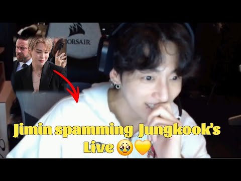 Видео: Чимин спамит в прямом эфире Чонгука 🥹💛