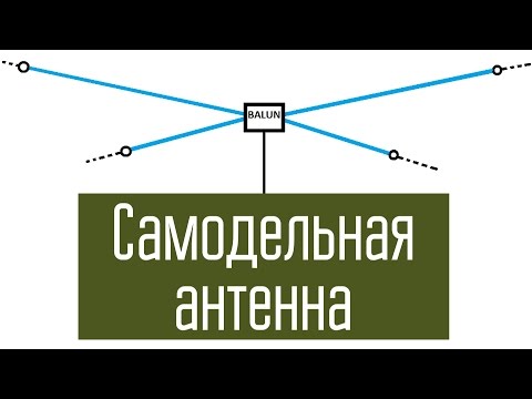 Видео: Самодельная двухдиапазонная КВ антенна. Эксперимент. Радиосвязь. Короткие волны.