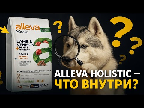 Видео: ALLEVA HOLISTIC разбор итальянского корма для собак - что внутри?