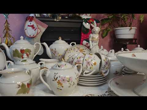 Видео: Баранівка. Чайні сервізи. @Porcelana_vid_Tetiana