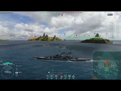 Видео: World of Warships, крейсер Сталинград.