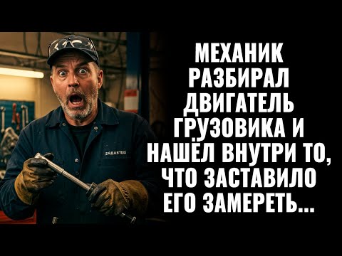 Видео: Механик разбирал двигатель грузовика и нашёл внутри то, что заставило его замереть