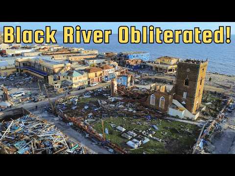 Видео: Черная река исчезла! Категория 5: Мелисса уничтожает всё!