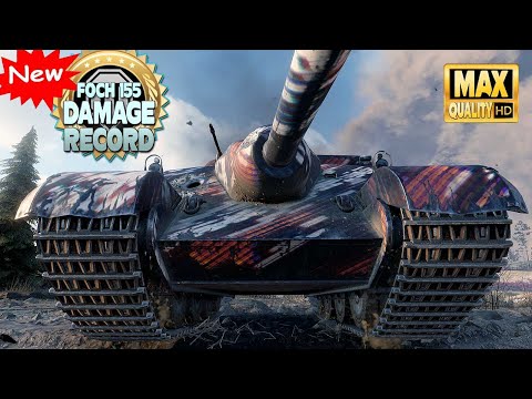 Видео: Новый мировой рекорд урона "Фош 155" - World of Tanks
