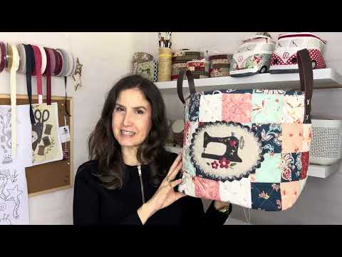 Видео: Воспользуйтесь остатками и узнайте, как сделать эту швейную корзину.