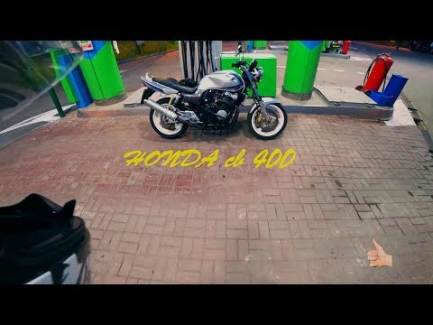 Видео: Первый выезд на HONDA СВ 400 после покупки. И легкий прохват по Питеру вечерком.