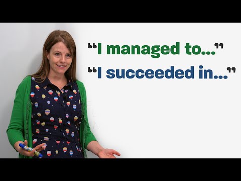 Видео: Легкий разговорный английский: ДОБИТЬСЯ УСПЕХА И УСПЕТЬ