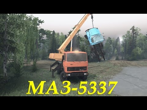 Видео: SpinTires обзор мода ( МАЗ-5337 )