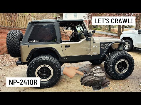 Видео: Jeep Wrangler TJ - замена раздаточной коробки Rubicon NP241!