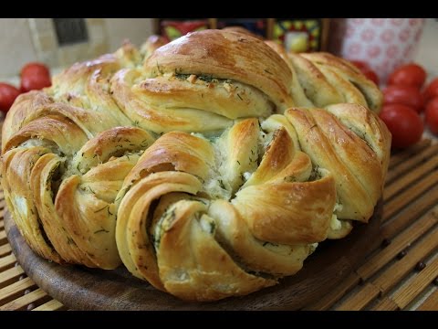 Видео: Рецепт- Чесночные булочки