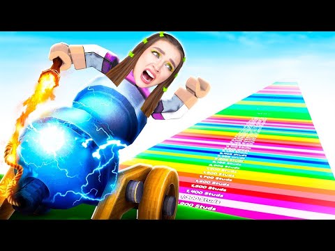 Видео: ВЫСТРЕЛИЛА СОБОЙ из ПУШКИ в ROBLOX ! 😱