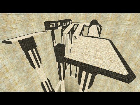 Видео: ПОЛНОСТЬЮ РАЗРУШАЕМАЯ КАРТА ВЫЖИВАНИЕ В ГАРРИС МОД ► Garry's Mod