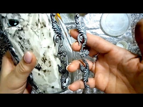 Видео: Имитация старинного Серебра из клея Момент! МК