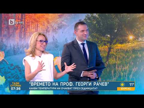 Видео: Времето на проф. Рачев: Четвъртък и петък - върхът на сладоледа!