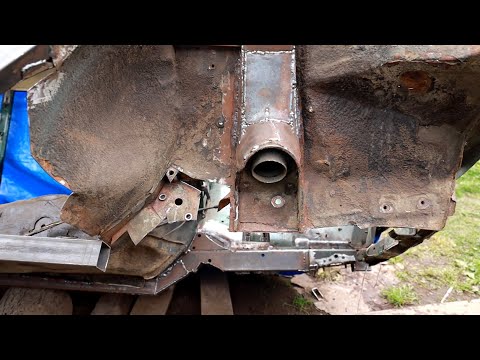 Видео: Самодельный лонжерон из проф трубы. Изготовление рамы для жигулей ВАЗ 2105. Часть 7.