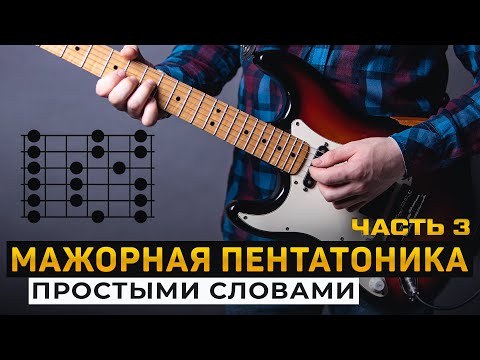 Видео: 🎸МАЖОРНАЯ ПЕНТАТОНИКА НА ГИТАРЕ -  простыми словами. Урок 3
