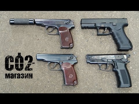 Видео: Пистолеты под Флобера КЛОН, ПМФ-1 и ПТФ-1. Сравнительный обзор, стрельба по "хрону", по мишени.