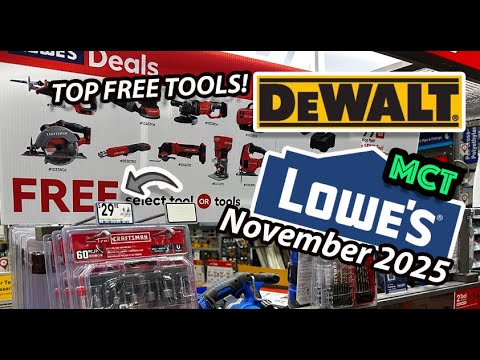 Видео: БЕСПЛАТНЫЕ инструменты в Lowe's (Черная пятница)
