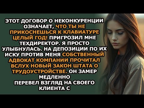 Видео: Она Улыбнулась, Читая «Договор о Неконкуренции» — А Затем Разоблачила Ложь Технического Директор