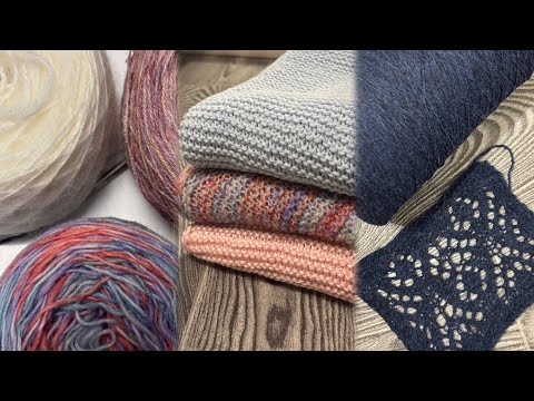 Видео: Важная новость / готовая работа / процесс #knittig #shawl #baktus 