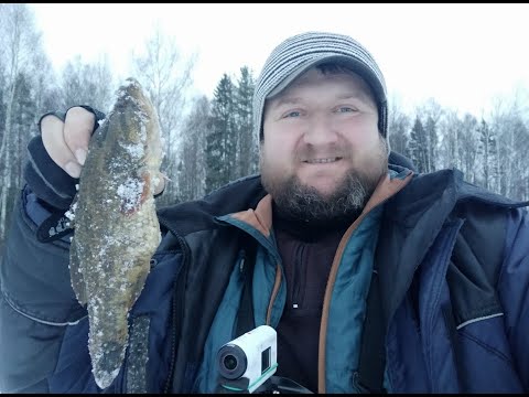 Видео: Трофейный ротан в январе!!