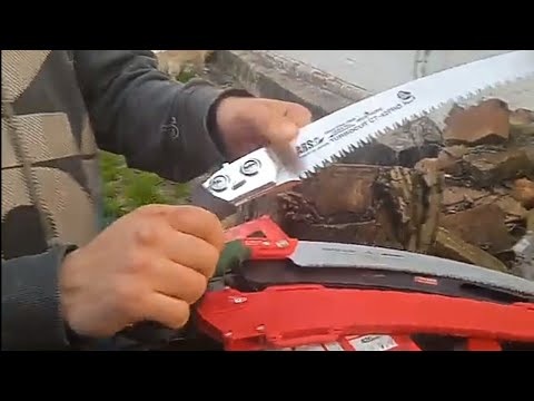 Видео: Мощная японская ножовка (пила) ARS TURBOCUT CT 42 PRO. Осмотр и небольшой тест. Inspection and test.