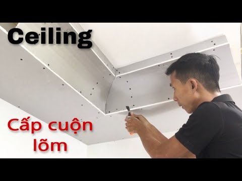 Видео: Как сделать вогнутый потолок с помощью гипсокартона. Дан Тран.