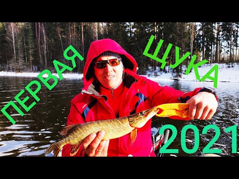 Видео: ПЕРВАЯ ЩУКА 2021 года!!!