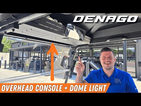 Видео: Верхняя консоль для хранения гольф-каров Denago — информация и установка