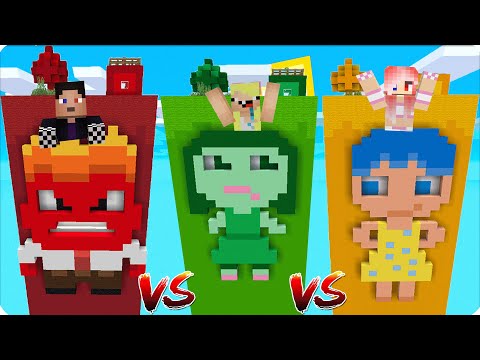 Видео: 🦩ЧАНК ПЕЧАЛЬ vs ЧАНК РАДОСТЬ vs ЧАНК ЗЛОСТЬ в МАЙНКРАФТЕ! ГОЛОВОЛОМКА 2 НУБИК ШЕДИ ЛЕСКА