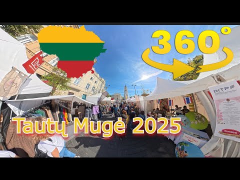 Видео: Литва 360° Вильнюс Tautu muge 2025/ ЯРМАРКА НАРОДОВ