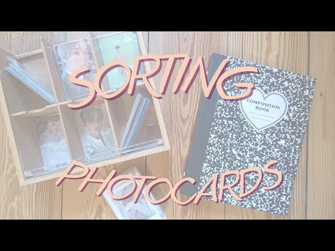 Видео: Sorting photocards | Организация кпоп фотокарт по биндерам / nct, monsta x, riize, gidle, epex, tnx