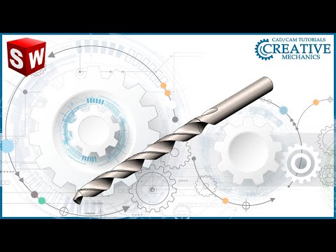 Видео: Сверло в Solidworks