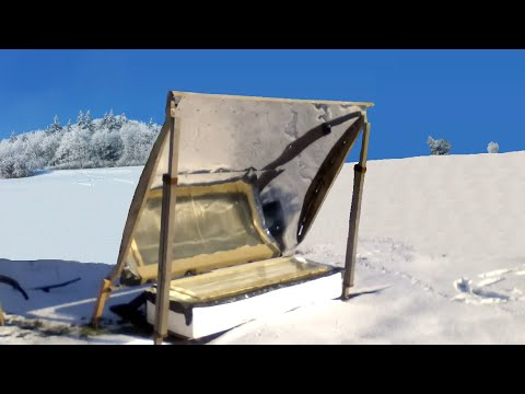 Видео: Эта самоделка греет воду до 80º энергией солнца: ее проблемы и возможности, процесс изготовления