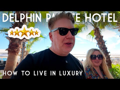Видео: DELPHIN PALACE HOTEL День из жизни 5-звездочного отеля «Ультра все включено» - пляж Лара, Анталья...