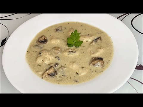 Видео: Пилешко бон филе с гъби, сметана и топено сирене | Chicken Bon-fillet with Creamy Mushroom Sauce