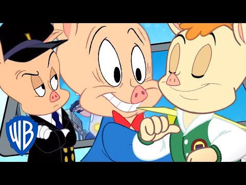 Видео: Луни Тюнз | Лучшие моменты с Порки Пигом | WB Kids