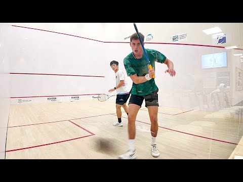 Видео: Мэтью Лай (HKG, World #83) против Сэма Бакли (IRL, World #105) — Pro Squash — RWM 2025