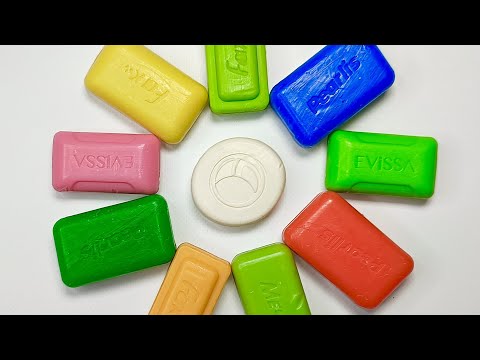 Видео: Cutting soap 🧼 Satisfying ASMR video 💤  Резка сухого мыла. Video for sleep