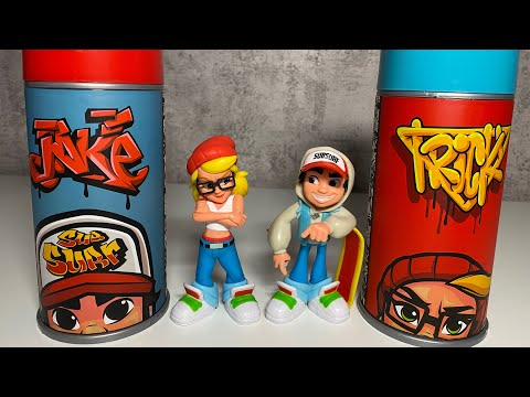 Видео: БАЛОНЧИКИ С КРАСКОЙ САБВЭЙ СЁРФЕРС / ФИГУРКИ ПО ИГРЕ SUBWAY SURFERS