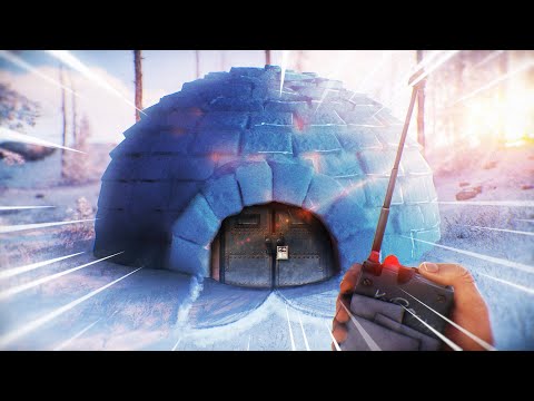 Видео: Раст, но я Взорвал Дом Иглу в Зиме! Rust/Раст