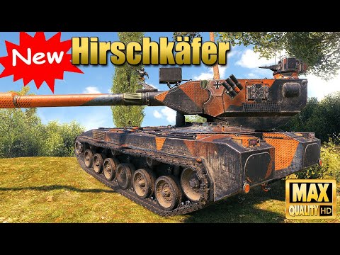 Видео: Новый Хиршкефер: Первые 10к урона и победа - World of Tanks