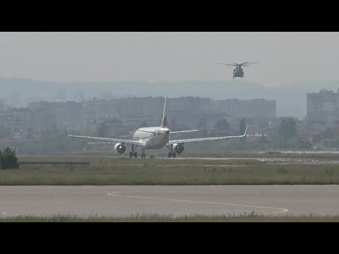 Видео: Авиошоу Е350 - Плейнспотинг 1 на летище София и леката авиация на AERO Фридрихсхавен 2023 според AI