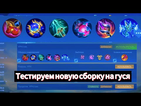 Видео: ТЕСТ НОВОЙ СБОРКИ НА ГУСЯ ПОСЛЕ ОБНОВЫ🔥/#gossen /#mobilelegends /#mlbb